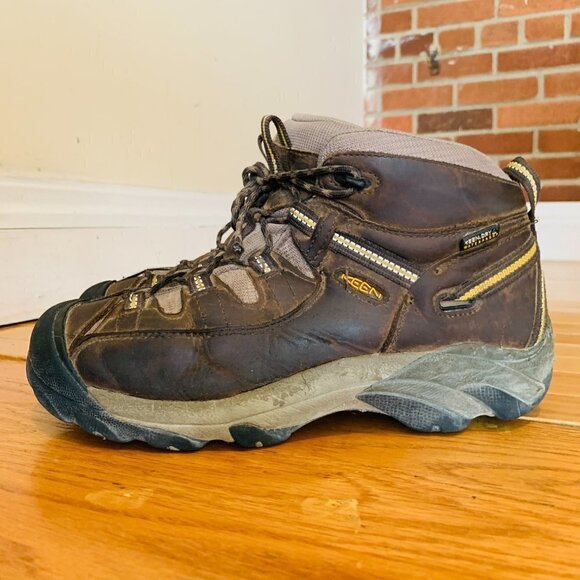 Mens Keen Targhee Waterproof Brown Hiking Shoes! Size 8 main image 8